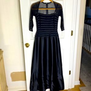 Tadashi long black gown from Nordstrom